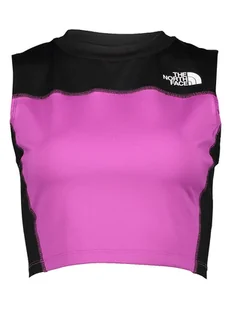 The North Face Top sportowy w kolorze fioletowo-żółtym - Koszulki i topy damskie - miniaturka - grafika 1