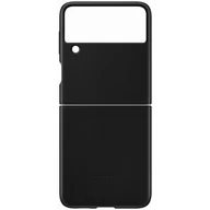 Etui i futerały do telefonów - Samsung Etui Leather Cover do Galaxy Z Flip 3 Czarny EF-VF711LBEGWW - miniaturka - grafika 1