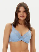 Biustonosze - Hunkemöller Biustonosz z fiszbiną Diva 301189 Błękitny - miniaturka - grafika 1