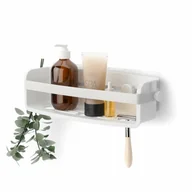 Półki do salonu - Półka wisząca UMBRA organizer ADHESIVE biały - miniaturka - grafika 1