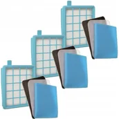 Filtry do odkurzaczy - 3x Filtr filtry do odkurzacza PHILIPS PowerPro Active HEPA H12 komplet 3w1 - miniaturka - grafika 1