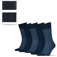 Skarpetki męskie - Tommy Hilfiger Skarpety Bawełniane Zestaw Prezentowy 5P Rozmiar 39 - miniaturka - grafika 1
