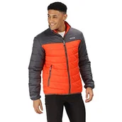 Kurtki męskie - Regatta męska kurtka Freezeway lekka wodoodporna wodoodporna średnio wypełniona izolowana kurtka z falbanką/pikowana, spalony łosoś/magnes, XXL - miniaturka - grafika 1