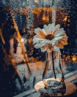 Malowanie po numerach - Malowanie po numerach, 40x50 cm - Rumianek w wazonie - miniaturka - grafika 1