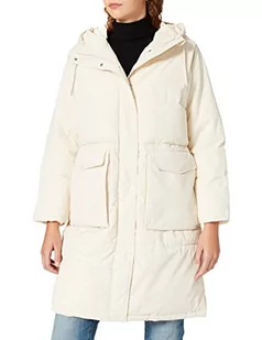 VERO MODA Damska kurtka, długa, watowana, brzoza, XL - Kurtki damskie - miniaturka - grafika 1