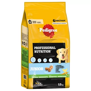 Pedigree Professional Nutrition Junior, z drobiem i warzywami - 12 kg - Sucha karma dla psów - miniaturka - grafika 1