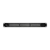 Akcesoria do szaf serwerowych - Qoltec Patch panel RACK QOLTEC 48V | 24 porty | Passive PoE Injector | 1000m | Czarny 54477 - miniaturka - grafika 1
