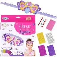 Zabawki kreatywne - Nobo Kids, Kreatywna Wyklejanka Numerowa Tiara Korona Mozaika - miniaturka - grafika 1
