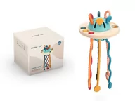 Zabawki sensoryczne - Zabawka sensoryczna Montessori  gryzak dla niemowląt - miniaturka - grafika 1