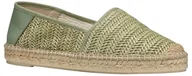 Espadryle damskie - Geox Damskie sandały na koturnie D Lampedusa a Espadryle, Miętowy, 37 EU - miniaturka - grafika 1