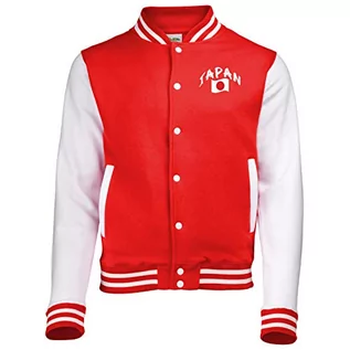 Kurtki i płaszcze dla dziewczynek - Supportershop Dziecięca kamizelka Rouge Et Blanche Enfant Japon czerwona i biała kurtka dziecięca z Japonii czerwony czerwony FR : L (Taille Fabricant : 7-8 Jahre) - grafika 1