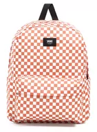 Plecaki szkolne i tornistry - Plecak młodzieżowy Vans Old Skool Check Backpack - carnelian - miniaturka - grafika 1