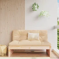 Komplety wypoczynkowe - vidaXL Siedzisko środkowe, 120x80 cm, lite drewno sosnowe - miniaturka - grafika 1