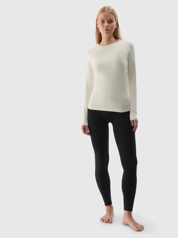 Bielizna termoaktywna bezszwowa (dół) damska 4F 4FWAW24USEAF153-20S Czarny