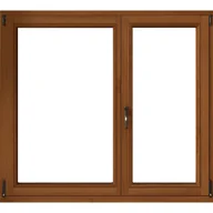 Okna - Lupol 2-szybowe fasadowe lakier kolor afromozja O18 RU 1465x1135 mm - miniaturka - grafika 1