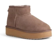 Śniegowce damskie - Śniegowce damskie brąz Emu Australia platforma Stinger Micro Flatform-36 - miniaturka - grafika 1