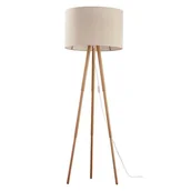 Lampy stojące - TK Lighting Lampa podłogowa na trójnogu Tokyo Len/Sosna 5288 - miniaturka - grafika 1