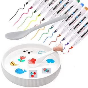 12 Magiczne pisaki wodne do rysowania na wodzie pływające długopisy + łyżeczka czary mary - Dekoratorstwo 12 Magiczne pisaki wodne do rysowania na wodzie pływające długopisy + łyżeczka czary mary - Dekoratorstwo - miniaturka - grafika 1