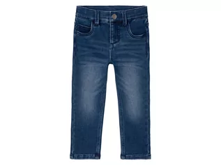 Spodnie i spodenki dla chłopców - LUPILU LUPILU Spodnie jeansowe chłopięce (110, Niebieski) - grafika 1