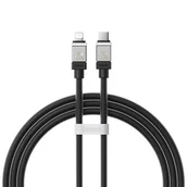 Kable - Kabel szybko ładujący Baseus USB-C do Lightning CoolPlay Series 20W 2m (czarny) - miniaturka - grafika 1