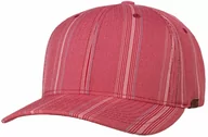 Czapki i chusty sportowe męskie - Czapka Stripes Flexfit by Kangol, czerwony, S/M (54-57 cm) - miniaturka - grafika 1