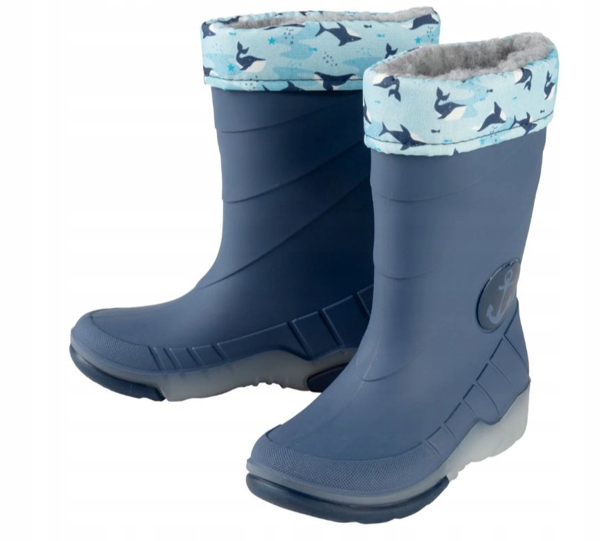 Kalosze Lupilu dziecięce świecące Kotwica – rozmiar 24/25