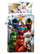 Pościel dla dzieci - Pościel 140x200 bawełniana Lego Ninjago 967BL - miniaturka - grafika 1