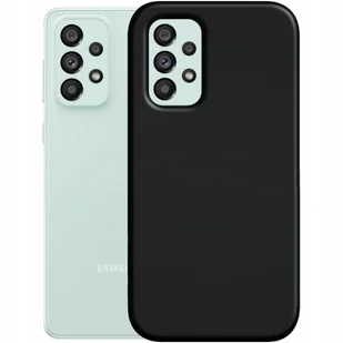 Etui Do Samsung Galaxy A73 Gumowe Obudowa Czarne Matowe Silikon Pokrowiec - Etui i futerały do telefonów Etui Do Samsung Galaxy A73 Gumowe Obudowa Czarne Matowe Silikon Pokrowiec - Etui i futerały do telefonów - miniaturka - grafika 1