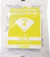 Akcesoria i części do ekspresów do kawy - Orion CAFEC Filtry papierowe stożkowe pojemność 4 filiżanki kolor biały sztuk 100 - miniaturka - grafika 1