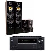 Kino domowe ONKYO TX-RN6100B + TAGA TAV-606 v.3 Wenge