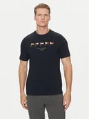 Koszulki męskie - Tommy Hilfiger T-Shirt Multi Flags MW0MW38616 Granatowy Regular Fit - miniaturka - grafika 1