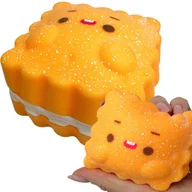 Zabawki sensoryczne - Antystresowy Gniotek Squishy Serek z Pianką - miniaturka - grafika 1