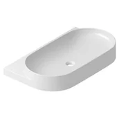 Umywalki - Ravak Yard 800 umywalka 80x50,5 cm ścienna do konsoli biała XJX01280002 - miniaturka - grafika 1