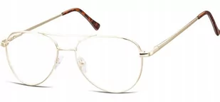OPRAWKI Korekcyjne Pilotki Aviator Zerówki Uniseks - Okulary korekcyjne, oprawki, szkła - miniaturka - grafika 1