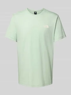 T-shirt z nadrukiem z logo - Koszulki męskie - miniaturka - grafika 1