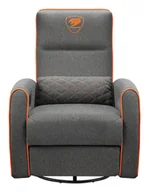 Fotele gamingowe - COUGAR CGR-FDF-GRO Fotel gamingowy Tapicerowane siedzisko Szary, Pomarańczowy - miniaturka - grafika 1