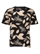 Koszulki męskie - Jack & Jones Koszulka "Drew" w kolorze czarnym - miniaturka - grafika 1