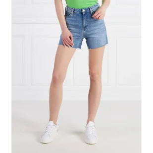 Tommy Hilfiger Szorty DNM STRAIGHT SHORT LYRA | Regular Fit - Spodenki damskie - miniaturka - grafika 1
