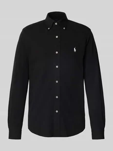 Koszula casualowa o kroju regular fit z kołnierzykiem typu button down - Koszule męskie - miniaturka - grafika 1