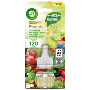 Air Wick Wkład do elektrycznego odświeżacza powietrza Air Wick Deszczowa Świeżość Lasów Amazonii 19 ml 5900627062755 - Odświeżacze powietrza - miniaturka - grafika 1
