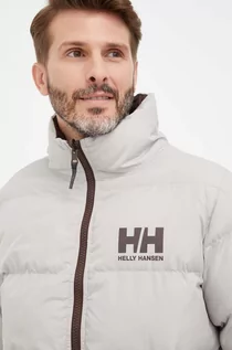 Kurtki męskie - Helly Hansen kurtka dwustronna męska kolor szary zimowa - grafika 1