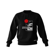 Odzież do sportów motorowych - Czarna bluza HONDA CIVIC IV-XL - miniaturka - grafika 1