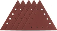 Materiały ścierne - Graphite Papier ścierny na rzep K80, trójkątny z 12 otworami, 5szt do szlifierki 59G264 - miniaturka - grafika 1