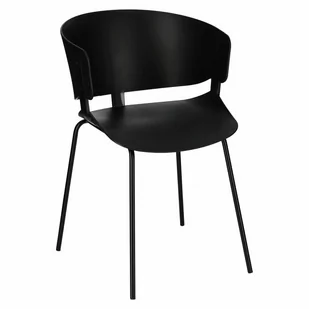 Intesi Krzesło Gondia czarne - Krzesła - miniaturka - grafika 1