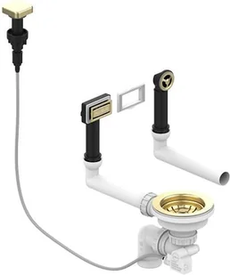 Odpływ ALVEUS MONARCH GOLD 1 x 3,5'' POP-UP (fi 114-POP-UP) automat z przelewem (1144850) - Syfony - miniaturka - grafika 1