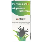 Zwalczanie i odstraszanie szkodników - Zestaw do usuwania kleszcza CONTROLY Pierwsza pomoc przy ukąszeniu kleszcza - miniaturka - grafika 1