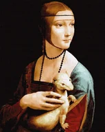 Malowanie po numerach - Artnapi 40x50cm Obraz Do Malowania Po Numerach Na Drewnianej Ramie - Dama z gronostajem. Leonardo da Vinci - miniaturka - grafika 1