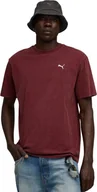 Koszulki męskie - Koszulka męska Puma Ess Elevated Relaxed Wash Tee bordowa 688048 96 XL - miniaturka - grafika 1