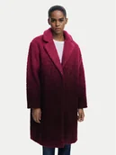 Płaszcze damskie - Desigual Kożuch Icecream 25WWEW64 Różowy Relaxed Fit - miniaturka - grafika 1