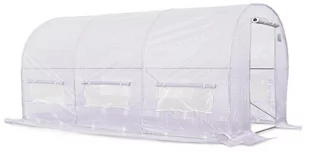Focus Garden Tunel ogrodowy, foliowy GARDEN, biała siatka wzmacniajaca, 4x2,5 m - Szklarnie ogrodowe - miniaturka - grafika 1